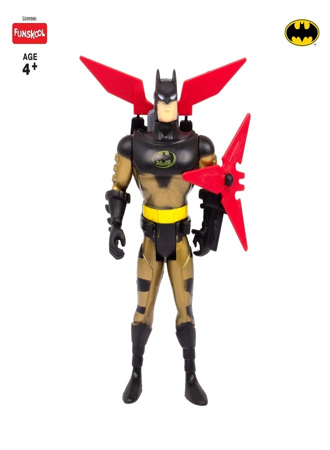 Funskool Knight Star Batman Action Figure Toy for Kid, 6 Inch, Classic DC Superhero With Articulation, Movie Inspired Collectible, Ideal Gift for Children, Toys for Kids, Ages 4+ Years - Image 4
